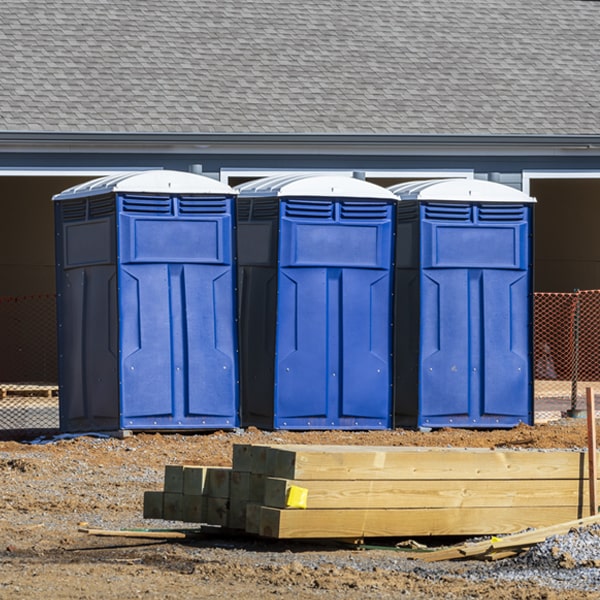 how can i report damages or issues with the portable toilets during my rental period in East Islip New York